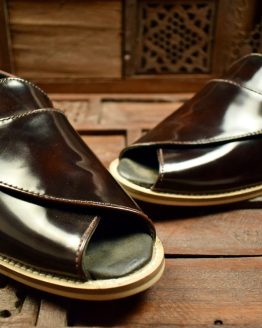 Peshawari-Tan Brushoff Calf Leather