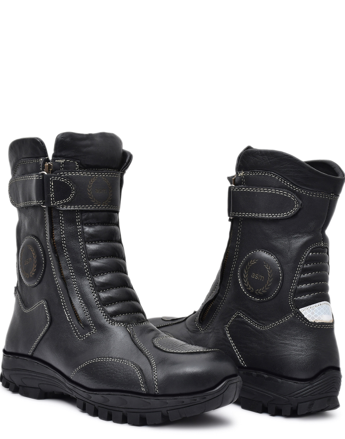 Biker Boots with Steel Toe : waterproof leather boots by asm
