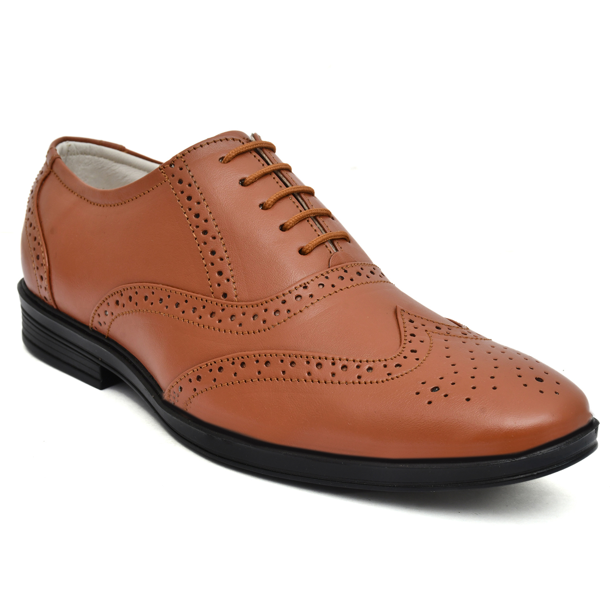 Pure Leather Brogue shoes by asm.