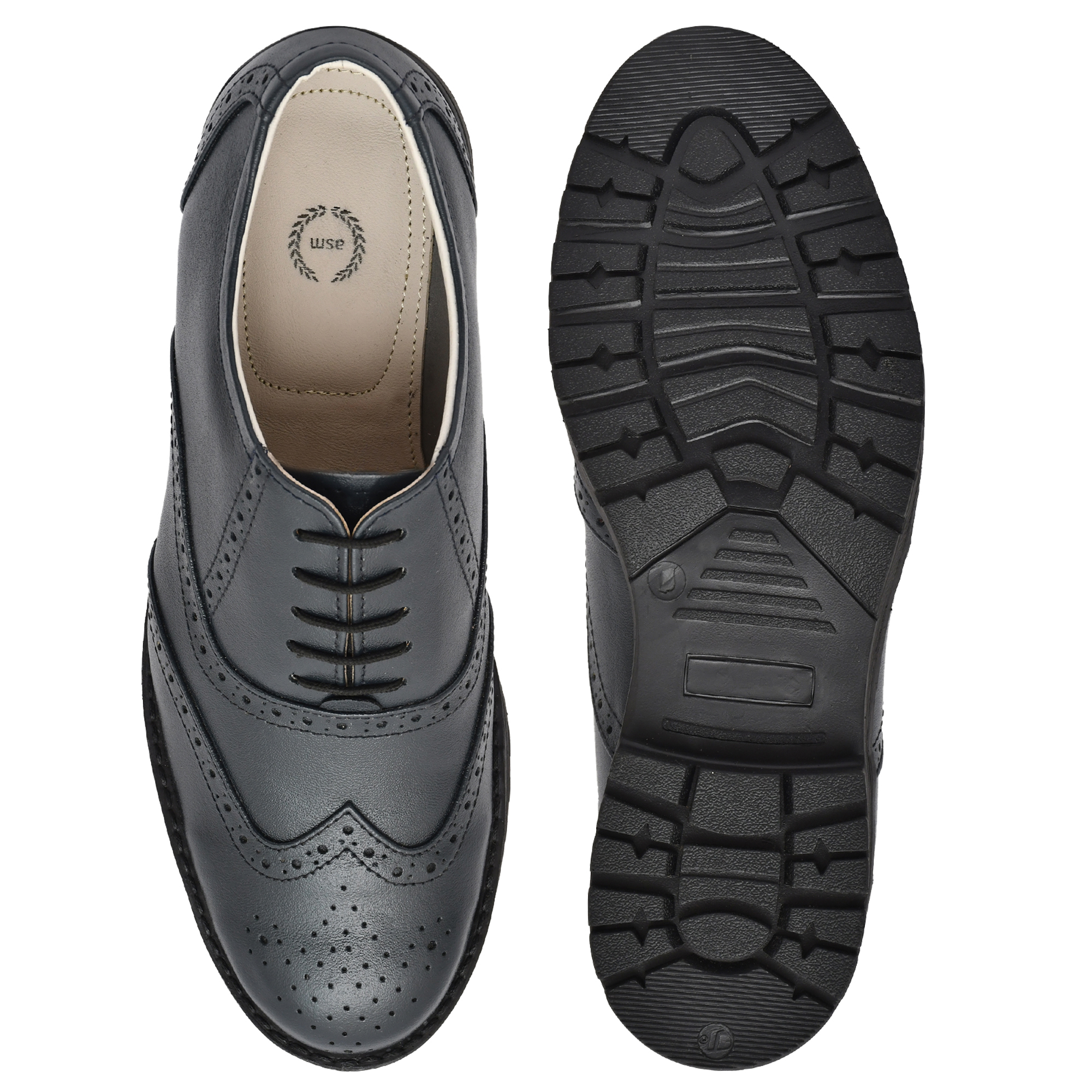 ASM Safety Formal Brogue Shoes: Buy Safety Formal Leather Shoes online at best prices @ factory prices in India