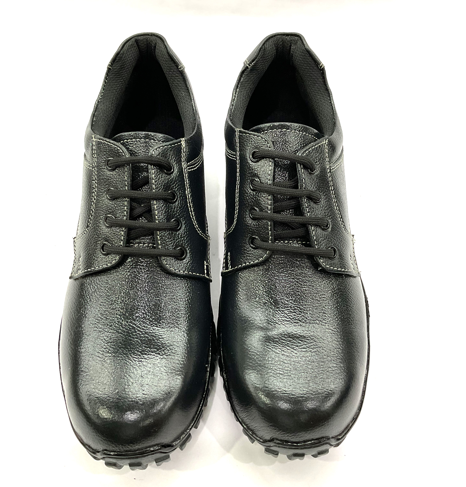 Safety Shoes : Buy Safety formal Black Leather Derby Shoes Online.