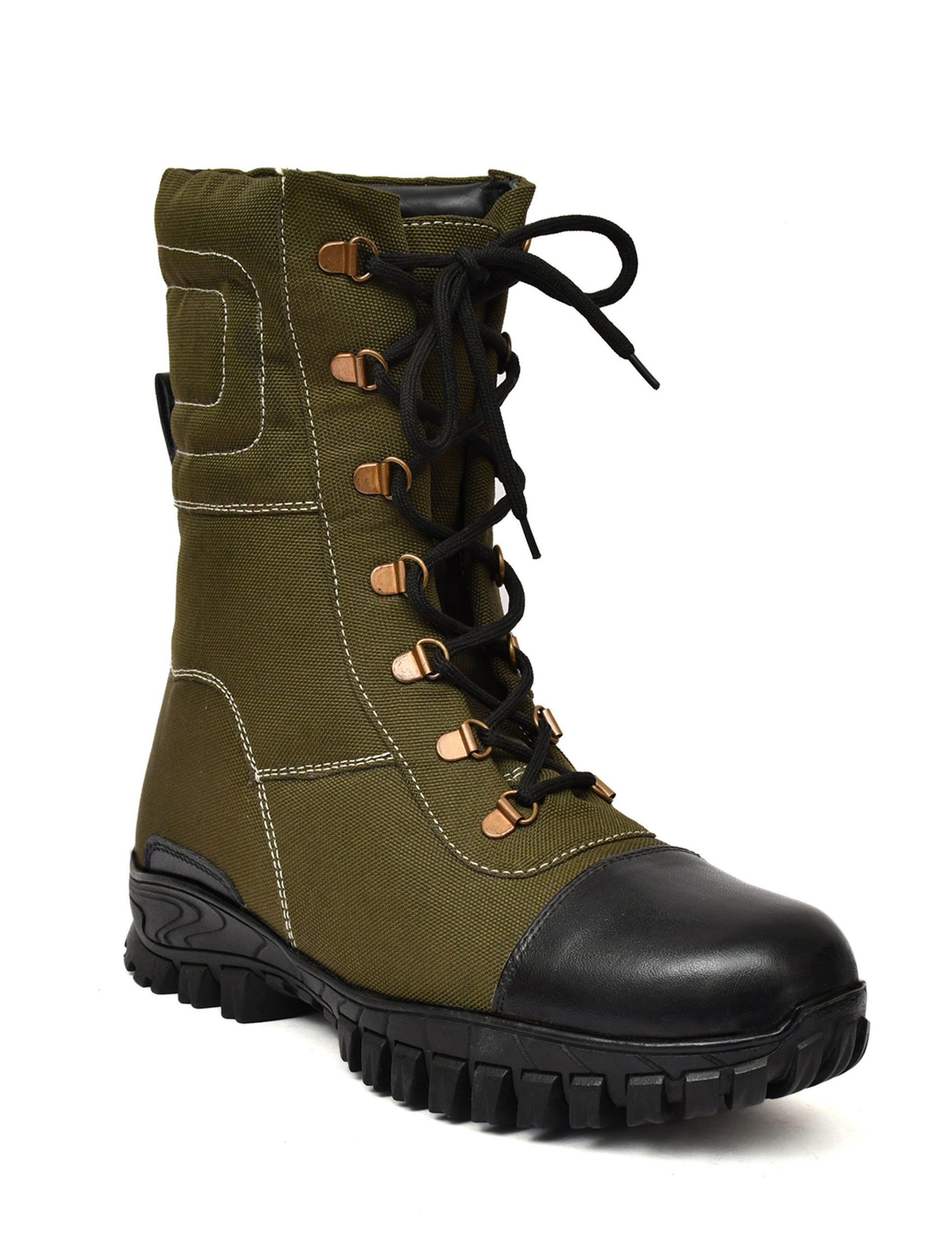Jungle Boots : 11 Inches Waterproof Jungle Boot for Army/Military with Memory Foam Footpad.