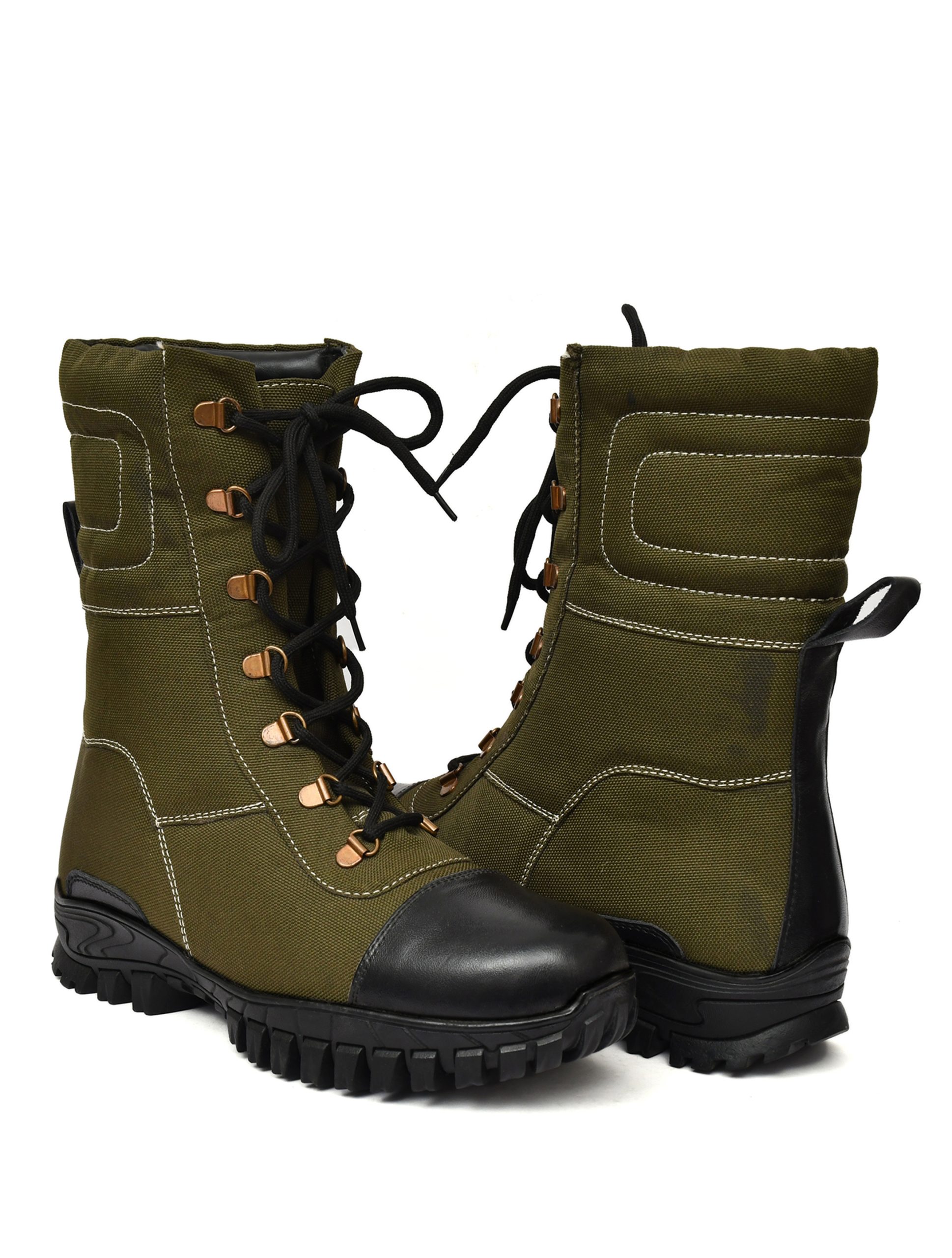 Jungle Boots : 11 Inches Waterproof Jungle Boot for Army/Military with Memory Foam Footpad.